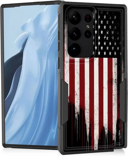 Miniatura 109 de Funda para Galaxy A14 5G, resistente de doble capa híbrida de policarbonato duro, goma suave, a prueba de golpes, funda protectora resistente