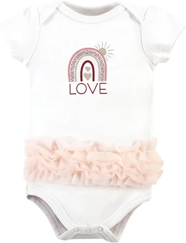 Miniatura 280 de Hudson Baby baby-girls Cotton Bodysuits 3-pack