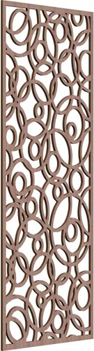 Miniatura 102 de Latrobe Paneles de pared decorativos de madera con calado, 9 3/8 pulgadas de ancho x 24 3/8 pulgadas de alto x 3/8 de alto, roble rojo rojo (Red Oak)
