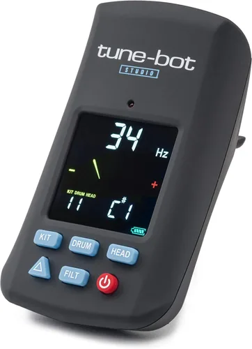 Miniatura 7 de Tune-Bot Gig Clip-On Afinador Digital para Tambores Acústicos con Pantalla LCD Retroiluminada