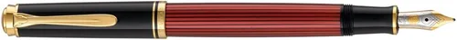 Miniatura 3 de Pelikan Pluma estilográfica M400 B Premium Plume negro/rojo