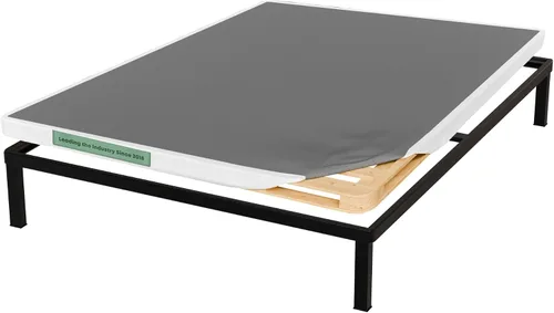 Treaton, Unassembled Queen Bed – 2.5-Inch Wood Box Spring Only – Amish Made in USA – Quiet Noise Free - Replacement Mattress Foundation – Packed
