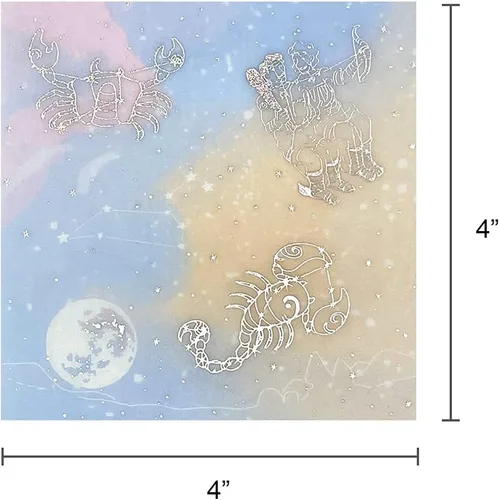 Miniatura 6 de allydrew Juego de cinta washi decorativa de lámina dorada y calcomanías para papelería, diario, fabricación de tarjetas (10 rollos y 10 hojas)