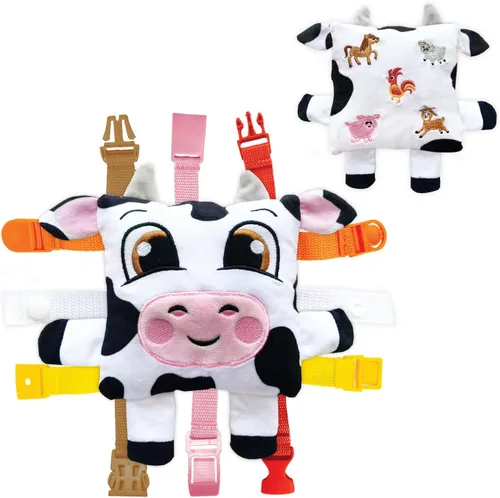 Buckle Toys Bessie - Juguete de aprendizaje para niños pequeños | Viaje en avión esencial, desarrollar habilidades motoras, resolución de problemas