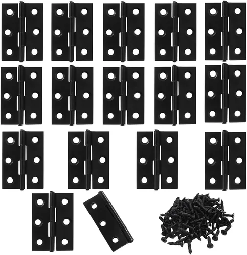 Miniatura 33 de Murtenze Paquete de 12 Bisagras de Puerta de 2.5 Pulgadas, Bisagras de Armario, Bisagras de Bronce Rojo, Bisagras de Cojinete de Bola, Bisagras