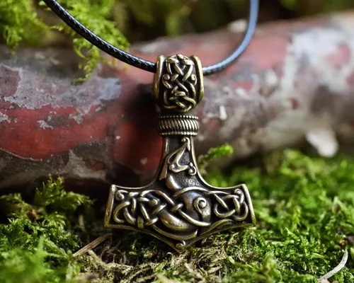 Miniatura 138 de Baldur Jewelry - Collar de martillo Thors Mjölnir - Colgante de martillo de Thor nórdico vikingo joyería vikingo - Collar Thor - Regalos Thor