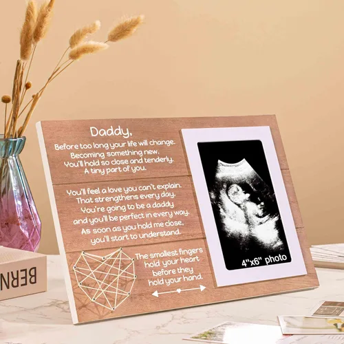 Miniatura 5 de NZY Regalo del Día del Padre para Papá, Regalo para Papá Nuevo, Convertirse en Padre, Regalos de Anuncio de Embarazo, Vas a ser un Papá, Regalos