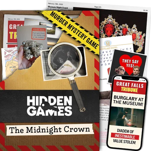 Hidden Games: La Corona de Medianoche – Juego de Misterio de Asesinato Sin Resolver – Investigación de Archivos de Casos Cerrado – Juega Detective