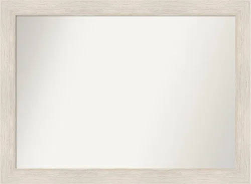 Amanti Art Espejo personalizado, espejo de baño de madera dura, espejo de pared o espejo de tocador de baño sobre el fregadero (33 x 45 pulgadas),