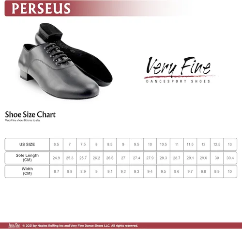 Miniatura 5 de Very Fine Men's Dance Shoe Ballroom Collection Perseus Lyon Bachata Social Salsa Tango