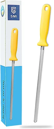 SMI - Afilador de cuchillos de cocina de acero Solingen Alemania de 9 pulgadas para afilar cuchillos de cocina