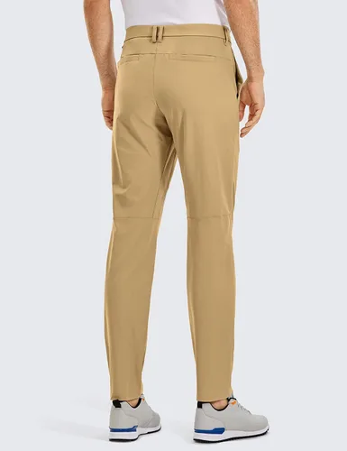 Miniatura 2 de CRZ YOGA Pantalones de golf cómodos para todo el día para hombre, 303234 pulgadas, de secado rápido, ligeros, con bolsillos