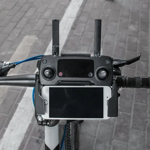 Miniatura 7 de Drone Control remoto rótula 360° giratorio soporte de barra de bicicleta Soporte de montaje para DJI Mavic Air y DJI Spark Transmisor controlador