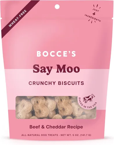 Miniatura 16 de Bocce's Bakery - Premios para perros sin trigo de edición limitada, galletas de hamburguesas y papas fritas, 5 onzas