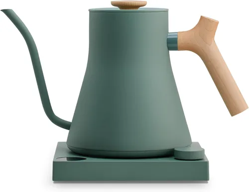 Fellow Stagg EKG Pro Hervidor Eléctrico de Cuello de Cisne - Para Café y Té Vertido, Calentamiento Rápido, Control Preciso de Temperatura, Verde