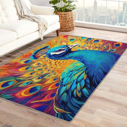 Miniatura 21 de Alfombra de mujer africana, alfombra de 2 x 3, alfombras lavables para entrada, sala de estar, dormitorio, alfombra de área pequeña, antideslizante
