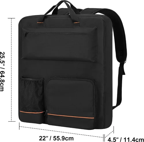 Miniatura 7 de HODRANT Bolsa de almacenamiento para paneles solares, mochila de viaje compatible con Jackery SolarSaga 100W 100X 200W, funda de transporte