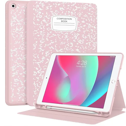 Miniatura 9 de Supveco Funda para iPad de 9ª/8ª/7ª Generación 10.2 pulgadas (Modelo 2021/2020/2019) con Soporte para Lápiz, Funda Folio Premium con Soporte