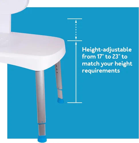Miniatura 7 de Carex Banco de ducha de fácil transferencia, silla de ducha para ancianos y banco de transferencia de bañera para bañera, banco de transferencia