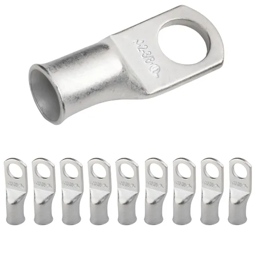 Miniatura 237 de SELTERM 5 piezas terminales de cable de cobre estañado 1/0 AWG perno de 1/2", extremos de cable de batería, terminales de anillo, conectores