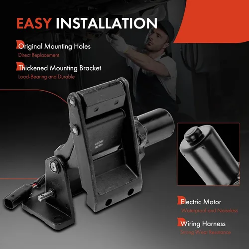 Miniatura 4 de A-Premium Conjunto de motor de estribo eléctrico con soporte compatible con Ram 1500 2019 2020 2021 2022 Crew Cab Pickup