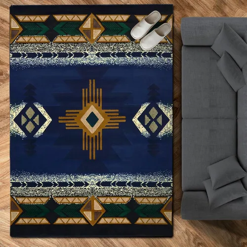 Miniatura 97 de YHSF South West - alfombra estilo nativo americano del suroeste C318 - fácil de limpiar, gruesa, suave, duradera, alfombra inspirada en tribus