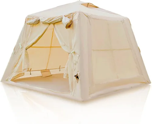 Miniatura 2 de Inflatable Tent with Pump, Glamping Tents for 4-6 Person, Easy Setup 4 Season Outdoor Tent, Water-Proof Luxury Glamping with 12 Mesh Window
