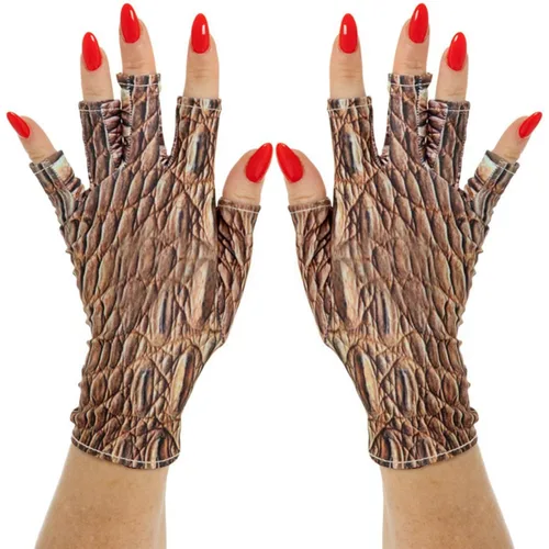 Miniatura 43 de ManiGlovz - Guantes de uñas originales con protección UPF 50+ UV Guantes de manicura de gel y guantes anti UV sin dedos para mujeres Se pueden