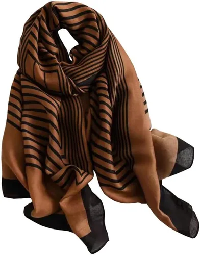 Miniatura 9 de JERLA Bufandas para mujer, ligeras, suaves, de moda, sólidas, bufanda, chal a cuadros
