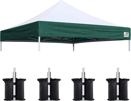 Miniatura 125 de Eurmax USA toldo desplegable de repuesto, cubierta superior para tienda de campaña, armado instantáneo, solo la cubierta superior, 4 bolsas