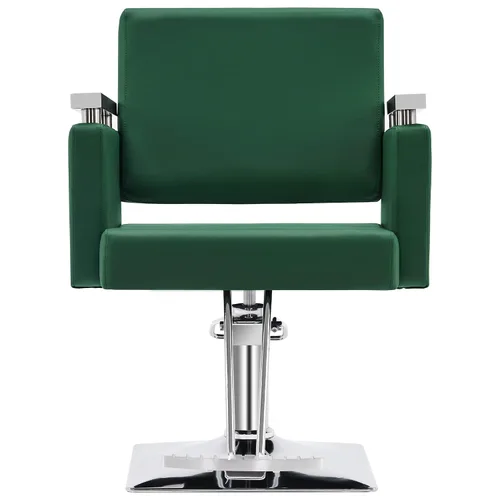 Miniatura 8 de BarberPub Silla de peluquero hidráulica clásica Silla de salón de peluquería para estilista Equipo de spa de belleza 8808 (verde)