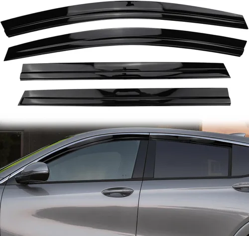 Viseras adhesivas de bajo perfil para ventana, protectores de lluvia para Buick Envista 2024 2025, deflectores de ventana, reducen el ruido del