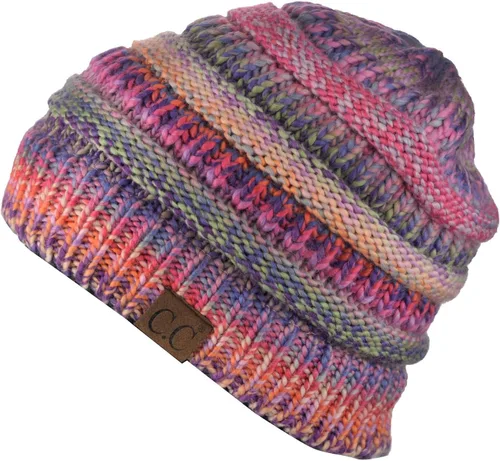 Miniatura 182 de C.C Trendy Warm Chunky Soft Stretch Cable Knit Beanie