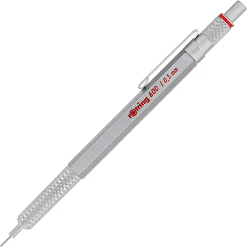 Miniatura 10 de Lápiz mecánico rotring 600 Series, 0.014 pulgadas, Cuerpo negro