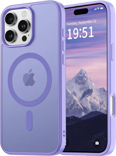 Miniatura 74 de vnnink para iPhone 12 y iPhone 12 Pro, funda de teléfono celular translúcida con protección contra caídas de grado militar, mate magnética