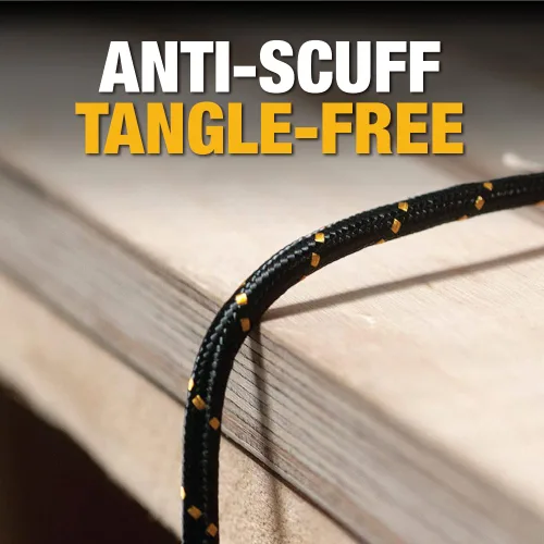 Miniatura 5 de DEWALT Cable USB C de Alta Resistencia, Cable USB C de 60 Vatios para Sitio de Trabajo, Cable de Alta Velocidad de Tipo C a Tipo C, Carga Rápida PD