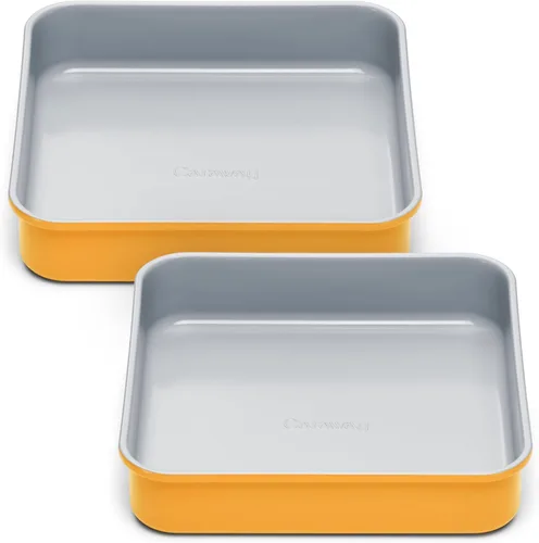 Miniatura 20 de Caraway Sartén Cuadrada de Cerámica Antiadherente de 9" - Revestimiento de Cerámica Naturalmente Deslizante - No Tóxico, Libre de PTFE y PFOA