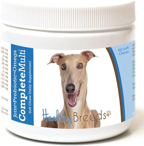 Miniatura 94 de Healthy Breeds Pug todo en uno multivitamínico suave masticable 60