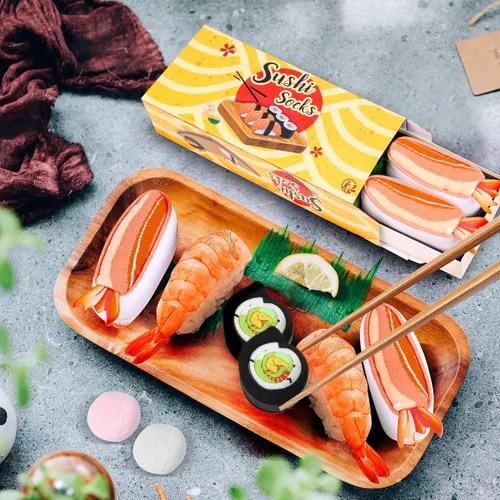 Miniatura 6 de AGRIMONY Funny Sushi Socks Box for Men Teen Boys - Sushi Lovers Food Socks-Fathers Birthday Christmas Gift Stocking Stuffers