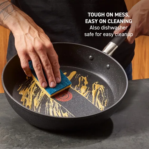 Miniatura 7 de T-fal Stone Force Platinum - Juego de utensilios de cocina antiadherentes de 12 piezas, apto para horno y parrilla hasta 400°F, juego de cocina