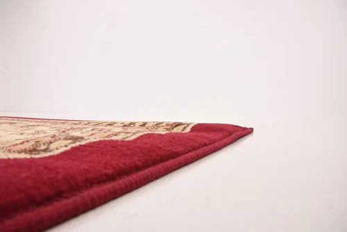 Miniatura 156 de Unique Loom Colección Sialk Hill - Alfombra de área Washington (3 pies 3 pulgadas x 5 pies 3 pulgadas, rectángulo, burdeos/crema)