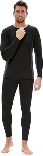 Miniatura 3 de BenBoy Ropa interior térmica para hombre, conjunto de pantalones largos ultra suaves con forro polar para invierno