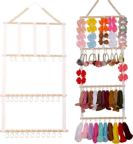 Miniatura 13 de YOcity Soporte Organizador de Diademas para Niñas Bebés Diademas Accesorios para el Cabello Organizador de Lazos para el Cabello Almacenamiento