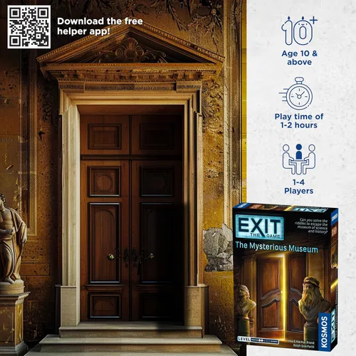 Miniatura 3 de Exit: The Mysterious Museum Exit: The Game - Un juego de Kosmos Experiencia de Escape Room en casa para 1 a 4 jugadores, mayores de 10 años