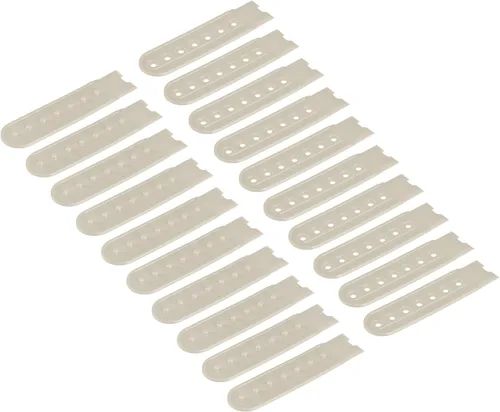 Miniatura 32 de uxcell Tapa de correa Snapback, agujeros de plástico ajustable sombrero broche hebilla reemplazo para reparación de tapas