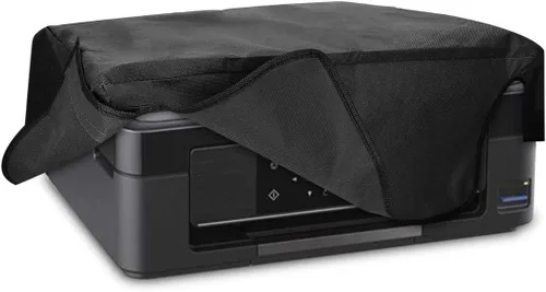 Miniatura 10 de kwmobile Dust Cover Compatible with Epson Expression Home XP-3200 / XP-4200 / XP-4205 - Printer Case - Fabric Protector Cover - Chocolate