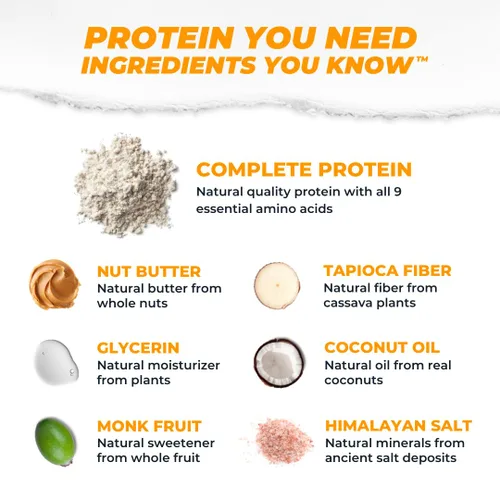 Miniatura 4 de Barrita de Proteína Atlas Real Food – 20g de Proteína Limpia, 1g de Azúcar, Sin Aceites de Semillas, Sin Edulcorantes Artificiales