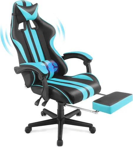 Miniatura 9 de Ferghana - Silla ergonómica de juego Miami Blue para adultos y adolescentes