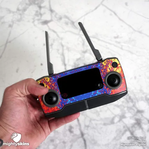 Miniatura 5 de MightySkins Skin compatible con DJI Mavic 2 Pro o Zoom - Borgoña sólido Funda protectora de vinilo duradera y única Fácil de aplicar, quitar