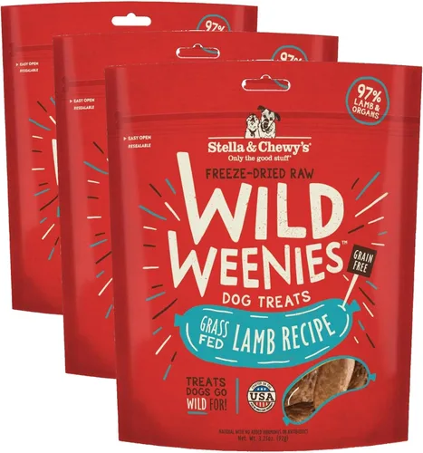 Miniatura 25 de Stella & Chewy's Golosinas para perros Wild Weenies crudas liofilizadas – Golosinas de entrenamiento con alto contenido de proteínas para perros